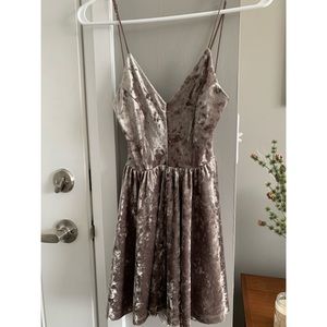 Silence + Noise Velvet Romper